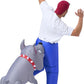 Spooktacular Creations Inflatable Dog Costumes for Adults, Biting By a Bulldog Blow up Outfit for Halloween Themed Parties