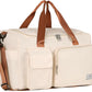 FIORETTO Women's Gym Duffle Bag with Shoes Compartment, 37L Capacity, Ideal for Travel, Gym, Sports, Duffel, Weekender