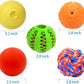 5 Different Functions Interactive Dog Puzzle Toys Balls for Medium Large Dogs, Food Treat Dispensing Dog Toys