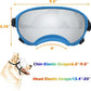 Winproof Large Dog Sunglasses with Adjustable Strap, UV Protection, Soft Goggles for Medium-Large Dogs