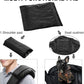 Tomkas Small Dog Sling Carrier - Zipper pocket & Adjustable strap & Zip Pocket - for 8 - 15 lbs pets(Black)Pupppy