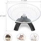 Hamster Wheel Silent Hamster Exercise Wheel Running Spinner Hamster Flying Saucer for Hamsters Gerbils Mice and Other Small Pets (Black)