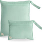 mushie Water Resistant Wet Bags | Large & Small Reusable Storage Bag for Baby Items and Travel | Zippered Pockets with Handle | Machine Washable, Set of 2 (Roman Green)