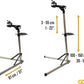 BikeHand Bike Repair Stand | Lightweight & 360 Adjustable Home Bicycle Mechanics Workstand w/Magnetic Tool Plate | Quick Release Portable Bike Maintenance Stand for Mountain & Road Bike