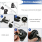 54mm 4PCS Luggage Suitcase Replacement Wheels for Trolley Case Travel Bags Caster Inline Roller Skating Roller Swivel Rubber Wheels Bearings Repair Kits with Axles 30mm&35mm&60mm