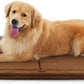 Made4Pets Dog Crate Pad Bed for Large Dogs, Washable & Reversible, Anti-Slip Kennel Mat for Cozy Sleeping, Soft Fluffy Dog Bed for Indoor & Outdoor Use, 44"x32", Brown