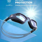 ZIONOR Swim Goggles, G1 SE Swimming Goggles Anti-fog for Adult Men Women