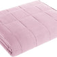 L'AGRATY Weighted Blanket - 88"x104" 20lbs Cooling Breathable Heavy Blanket Microfiber Material with Glass Beads for Adult All-Season Summer Fall Winter Soft Thick Comfort