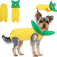 EMUST 2PCS Cat Recovery Suit & Cat Cone Collar Female, Soft & Adjustable Dog Surgery Suit Female Spay for Abdominal Wounds, Cotton Cone for Cats to Stop Licking for Small Female Pets 8-16lb, Yellow, L
