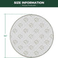 FXW Washable Pee Pads for Dogs, Puppy Pads with Super Absorbent, Specifically Designed for Whelping Box, 36" Round, Khaki, 1 Pack