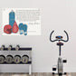 The World Ain't All Sunshine and Rainbows Gym Motivational Wall Art Banner Dorm Posters Gifts for Guys Men Women Gym Flag Decor for Home Gym Bedroom Workout Room 30x20 Inchs