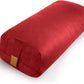 Yoga Bolster (26x10.5x5.5 in) Supportive Yoga Cushion for Restorative Yin Yoga Accessories Rectangular Bolster for Stretching Meditation Pillow 100% Organic Cotton Removable Washable Cover