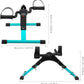 Folding Pedal Exerciser, Mini Under Desk Bike - Portable Foot Hand Cycle Peddler Machine Bicycle Exerciser for Arm Leg While Sitting
