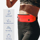 WATERFLY Running Belt Fanny Pack: Runner Marathon Jogging Waist Pack Sport Workout Exercise Fitness Phone Holder Belt for Men Women Jogger Slim Waistband