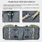 FANWU 50L Bike Panniers Bicycle Commuting Bag Waterproof Saddle Bags with Rain Cover for Bicycle Rear Rack Carrier, Support for Width Less Than 7 inches Bike Rack