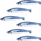 Catnip Saury Fish Toys,6pcs Cat Teething Chew Plush Toys for Pet Cat Lovers Relieve Stress Gifts Teething Chew Indoor Outdoor
