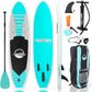 SereneLife Inflatable Stand Up Paddle Board with Premium SUP Accessories – Wide Stable Design with Non-Slip EVA Deck Pad for Adults and Youth of All Skill Levels
