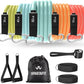 WHATAFIT Resistance Bands, Exercise Bands，Resistance Bands for Working Out, Work Out Bands with Handles for Men and Women Fitness, Strength Training Home Gym Equipment