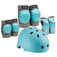 Kids Bike Helmet, Toddler Helmet for Youth Adult, Knee Pad Elbow Pad Wrist Guard Protective Gear Set for Skateboard, Bike, Skating, Cycling