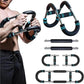 Twister Arm Exerciser, Chest Workout Equipment, Portable Power Twister Bar, Adjustable Spring Workout Bar for Enhancing Upper Body Muscle, 30-120lbs