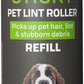 Evercare 10” Mega All-Purpose Pet Hair Lint Roller Refill, 50 Sheets – Sticky Roller for Pet Hair, Cat & Dog Hair Remover, Lint Remover, Pet Hair Remover for Furniture, Clothing & Cars
