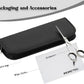 Dog Grooming Scissors 5 inch Small Straight Scissors Super Light Professional 440C Stainless Steel Pet Shears for Trimming Face and Paws Nose Ear Easy Use.