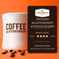Fresh Roasted Coffee, Organic Black Knight | USDA Organic, Kosher | Dark Roast 12 oz Whole Bean