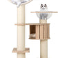 Tangkula 69” Tall Cat Tree, Multi-Layer Wood Cat Tower with Scratching Posts, Perch, Condo, Space Capsule, Hammock, Washable Cushions, Modern Cat Tree Tower for Indoor Cats Large Adult