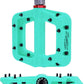 FOOKER MTB Pedals Mountain Bike Pedals 3 Bearing Non-Slip Lightweight Nylon Fiber Bicycle Platform Pedals for BMX MTB 9/16"