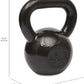 Amazon Basics Cast Iron Kettlebell
