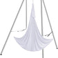 VEVOR Aerial Yoga Frame, 9.67 ft Height Swing Stand, Max 551.15 lbs Load Chrome-Plated Steel Pipe Inversion Yoga Rig for Indoor Outdoor Use
