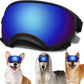 Medium Dog Sunglasses with Adjustable Strap UV Protection, Winproof Dog Puppy Sunglasses, Suitable for Medium Dog Pet Glasses, Dogs Eyes Protection,Soft Dog Goggles