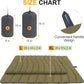 BEAUTYZOO Outdoor Dog Bed Waterproof, Camping Dog Bed Reversible, Portable Travel Bed with Carry Bag- Machine Washable, Durable, Foldable Outdoor Pet Bed Mat for Medium Large Dogs, 35” x 51“ Green