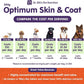Dr. Bill's Canine Optimum Skin & Coat – Reduces Shedding, Itching, Dry Skin – Allergy Relief for Healthy Fur - Omega 3, Collagen, Biotin & Hyaluronic Acid – 340g Vet-Recommended Dog Supplement
