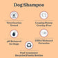 MRS. MEYER'S CLEAN DAY 3 in 1 Dog Shampoo, White Peach Scent, 14oz