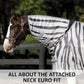 Schneiders Soft Interlock Mesh II Zebra Horse Fly Sheets | Striking Zebra Pattern for Fly Deterrence & Superior UV Protection
