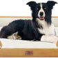 Comfort Expression Large Dog Beds Waterproof, Orthopedic Dog Beds for Large Sized Dogs, Comfy Pet Bed Sofa with Washable Removable Cover & Non-Slip Bottom(Khaki)