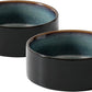 Ceramic Set of 2 Dog Bowls, Food and Water Bowls for Dogs, Puppy, 2pcs Dog Dishes, Pet Feeder(6inch, 2 x Starry Sky Bowls)