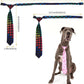 PET SHOW 10pcs Pack Paw Big Dog Ties Neckties for Large Breed Dogs XL Adjustable Holiday Birthday Grooming Accessories Neck Ties Bowties Girl Boy Wedding Costumes Photography Party Gift Favor