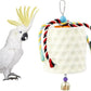 Extra Large Bird Chewing Toy, Parrot Beak Grinding Calcium Stone with Bells, Bird Cage Accessories, Cage Toys for Cockatiel Parakeet Parrot Budgies Rat Hamster Chinchilla Rabbit Bunny African Grey