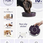 LE TAUCI Dog Bowls Slow Feeder Ceramic, 1.5 Cup Slow Feeding Bowl for Small and Medium Breed, Puzzle Dog Food Bowl for Fast Eater, Maze Purple