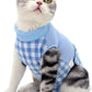 Cat Recovery Suit for Abdominal Wounds or Skin Diseases, Cat Onesie for Cats After Surgery Female Kitten Recovery Suit, Breathable E-Collar Alternative for Cats After Spay Anti Licking Wounds