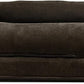 Furhaven Cooling Gel Dog Bed for Large/Medium Dogs w/ Removable Bolsters & Washable Cover, For Dogs Up to 55 lbs - Plush & Suede Sofa - Espresso, Large