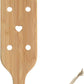 Bamboo Wood Paddle, 13.3 Inch Wooden Paddle with Airflow Holes