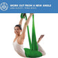 Aerial Silk Yoga Hammock & Swing for Home, Inversion Exercises, Starter Kit for All Levels - Durable with Extension Straps, Carabiners, and Pose Guide