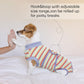 FUAMEY Recovery Suit for Dogs After Surgery,Soft Breathable Dog Bodysuit E-Collar & Cone Alternative Surgical Suit,Male Female Dog Neuter Spay Suits Anti Licking Wounds Onesie Purple Stripes XXL