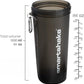 Smartshake Lite 4-Pack Protein Shaker Bottle 1000 ml | 34 oz - Leakproof Screw-on Lid - BPA Free – Unisex - Mist Gray, Army Green, Black, Navy Blue