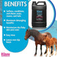 EQyss Premier Equine Conditioner - Moisturize Skin, Detangle Horse's Mane, Tail, & Coat, Add Shine, Tangle-Free Brushing, Minimize Flyaways (128 oz)