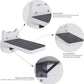 ESPETS White Painted Wooden Cat Wall Floating Steps Set of 3 - Wall Mounted Cat Floating Furniture Shelves and Perches, Sturdy Climber Stairs Ladders - Holds up 30lbs