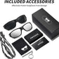 Polarized Sports Sunglasses for Men,TR90 Unbreakable Frame Sunglasses for Fishing Driving Cycling UV400 Protection